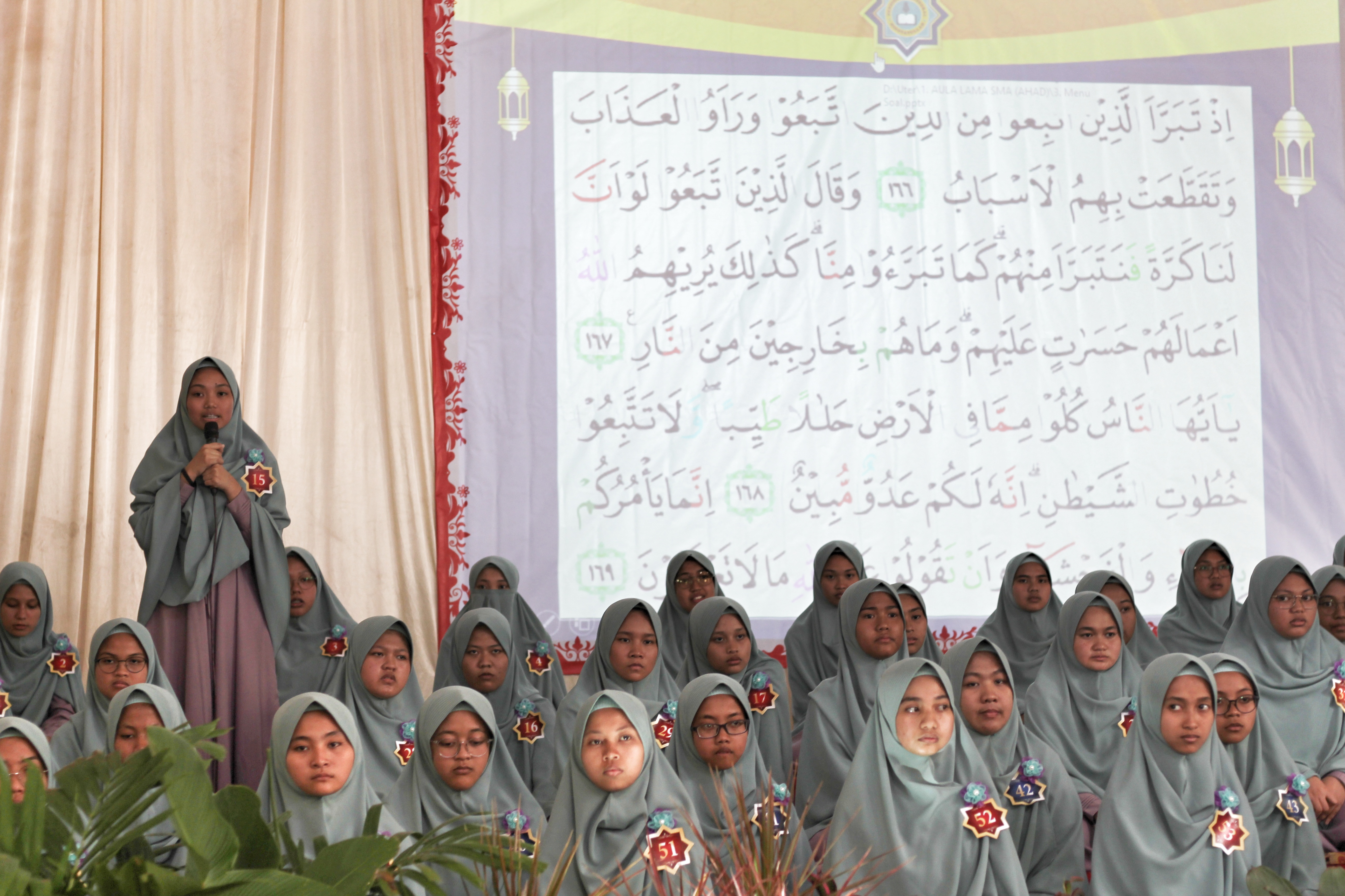 Tuntas Hafalan, 348 Santri SMP-SMA Ar-Rohmah Putri Ikuti Ujian Terbuka Al-Qur'an